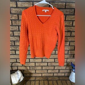 ‎Tommy Hilfiger orange sweater